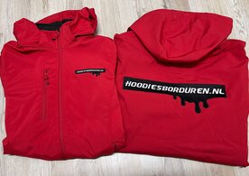 Softshell Jacket Hoodie Eigen Tekst